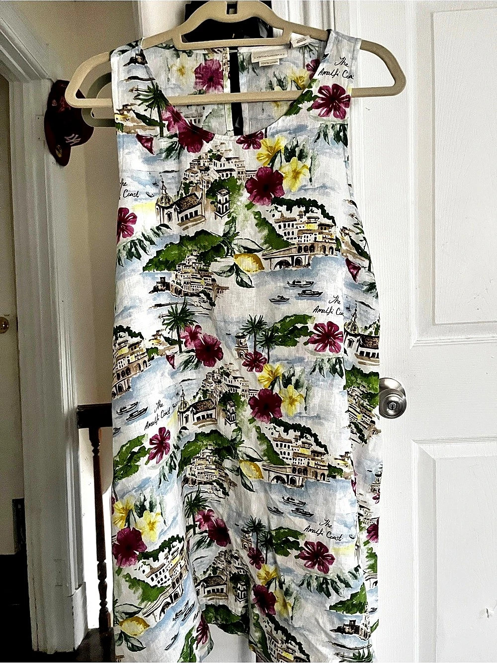 Cynthia Rowley Amalfi Coast Linen Dress Maxi Dress